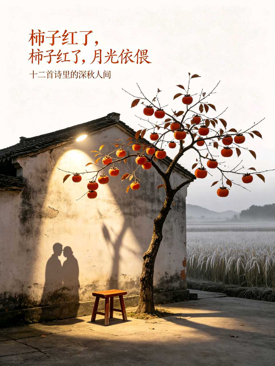 【诗生活】柿子红了，月光依偎｜十二首诗里的深秋人间（图3）