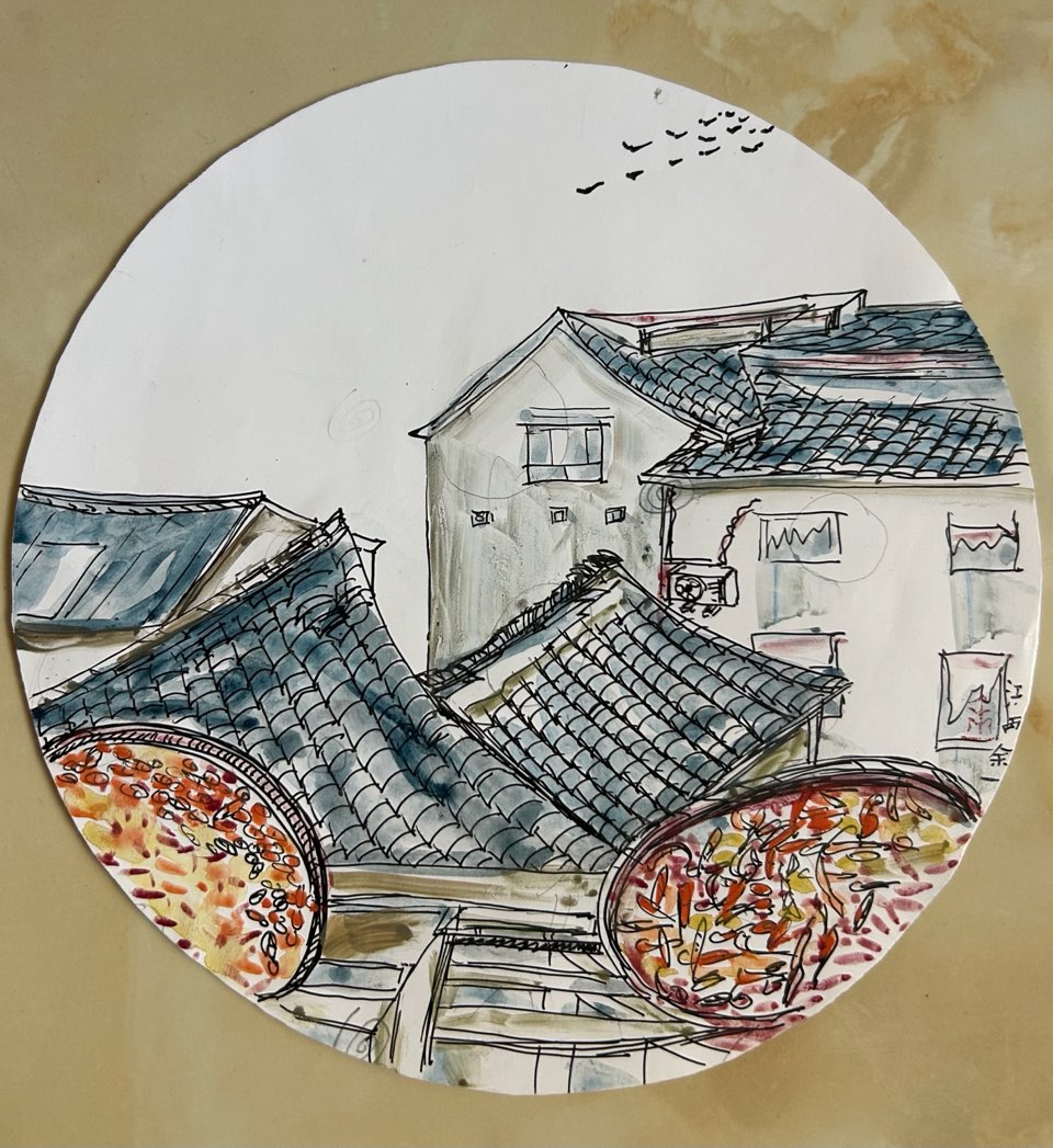 (特稿) 老墟的故事(暨故园水墨系列六言诗十九首)(图9)