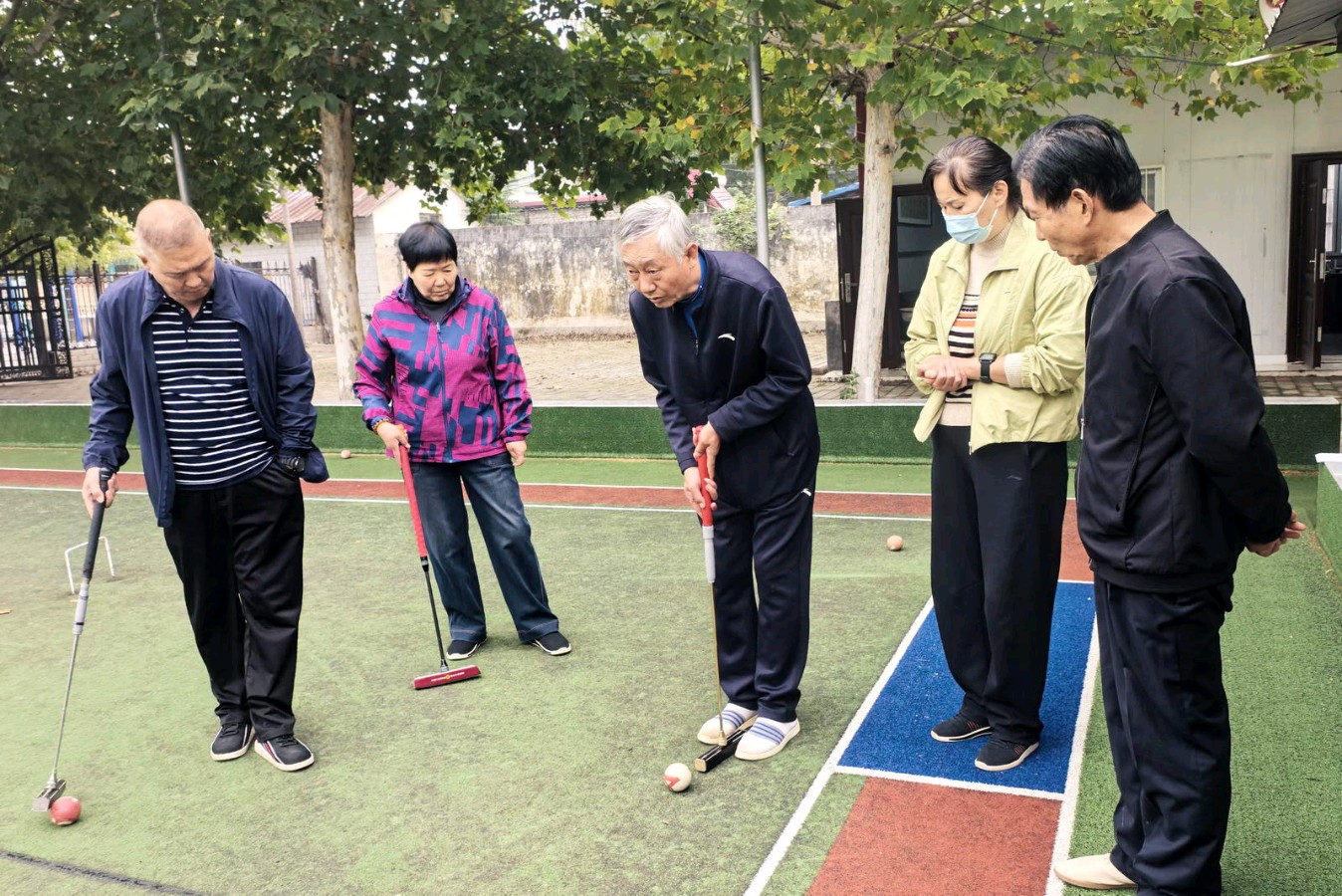 郏县老年体协举办门球运动骨干培训班