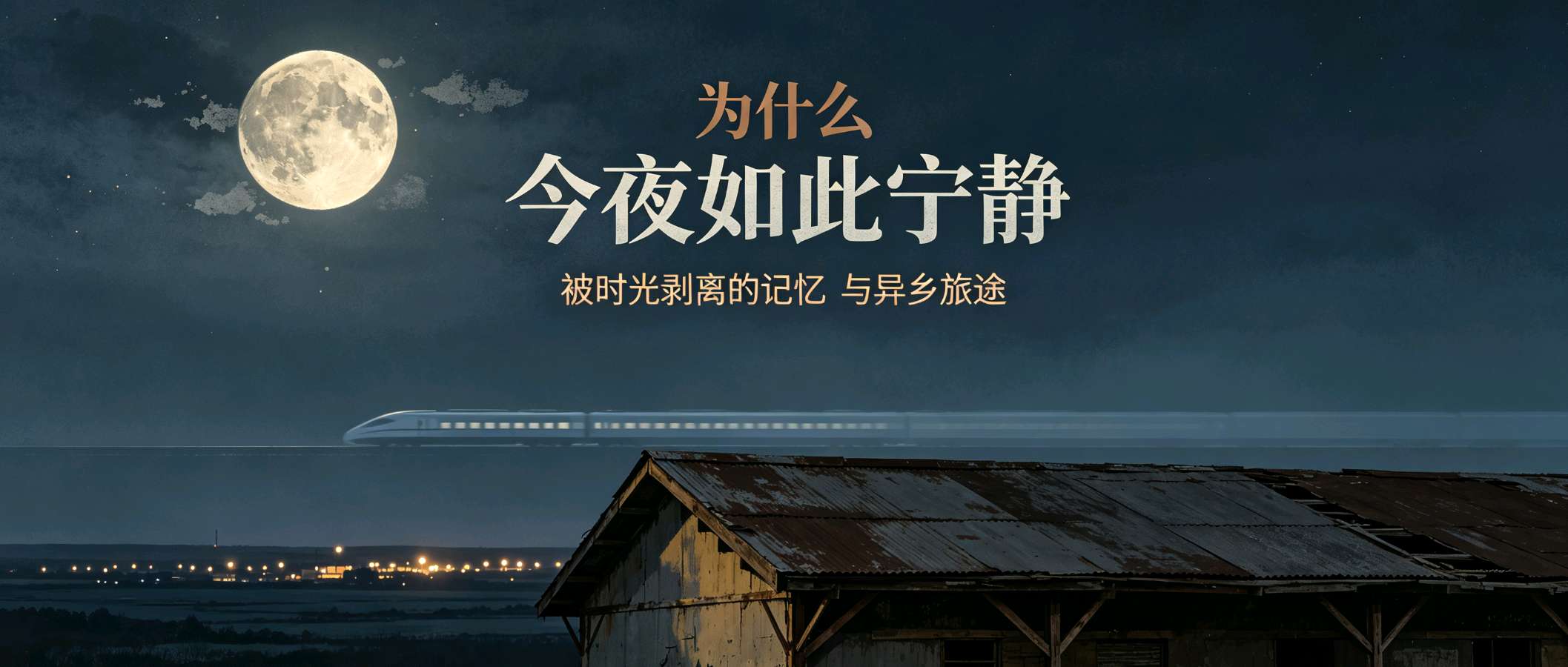 【诗生活】为什么今夜如此宁静｜被时光剥离的记忆与异乡旅途（图3）
