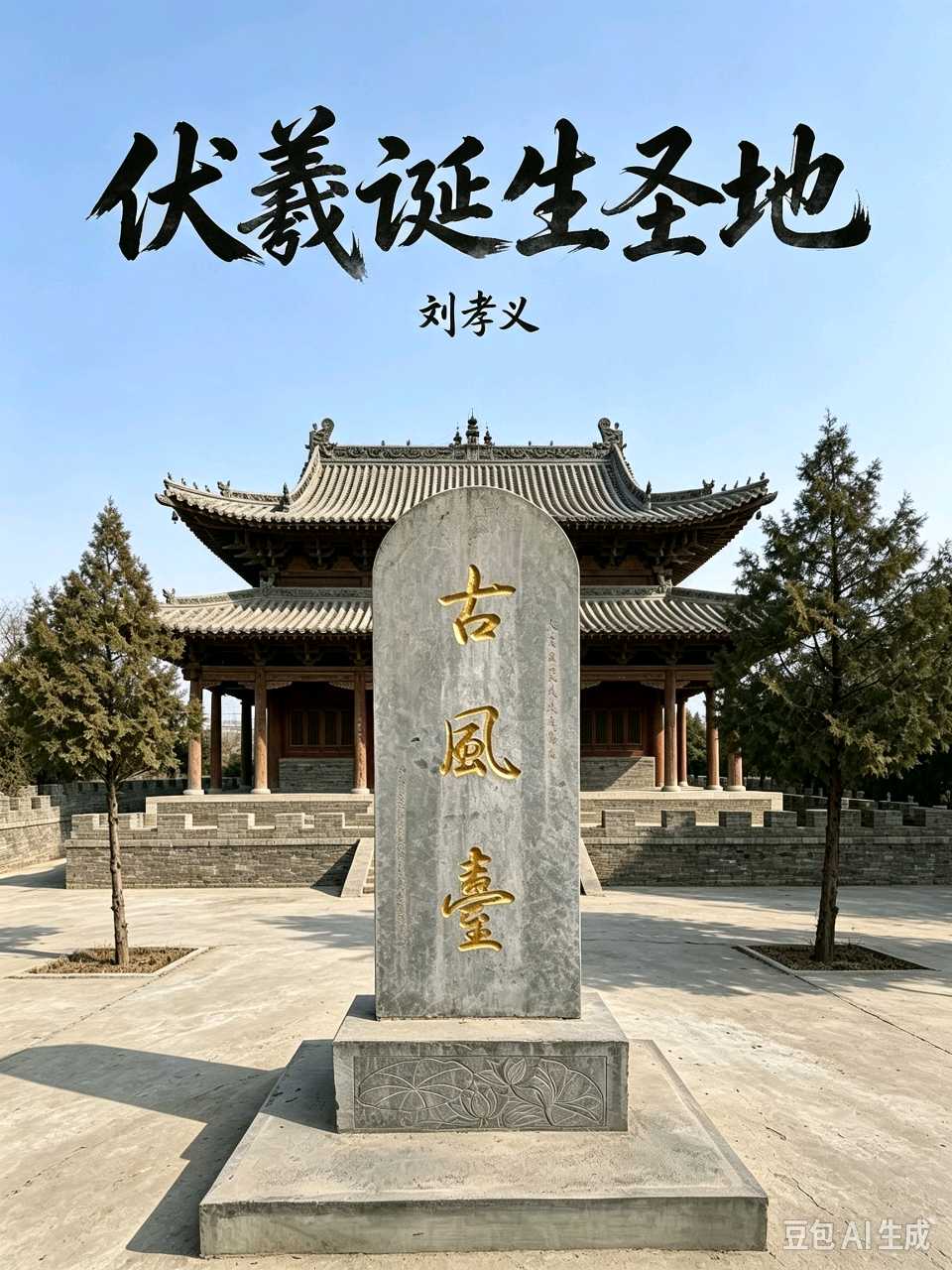 伏羲诞生圣地——古风台（一）.作者：刘孝义
