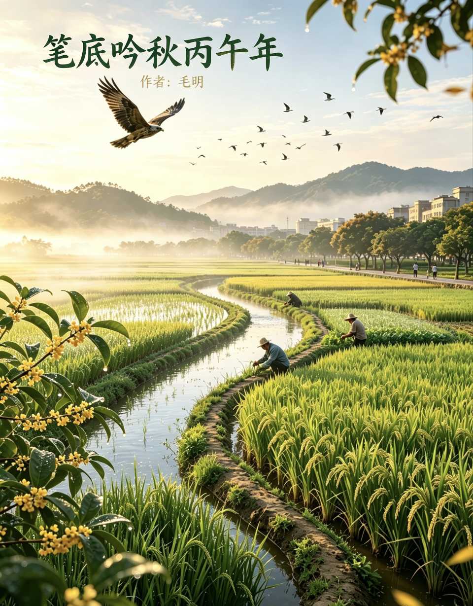 请欣赏《笔底吟秋丙午年》（诗词七首）作者/毛明 主播/春凤 编辑/君子兰【中国长江文学社】有声文学平台【第20417期】（图3）