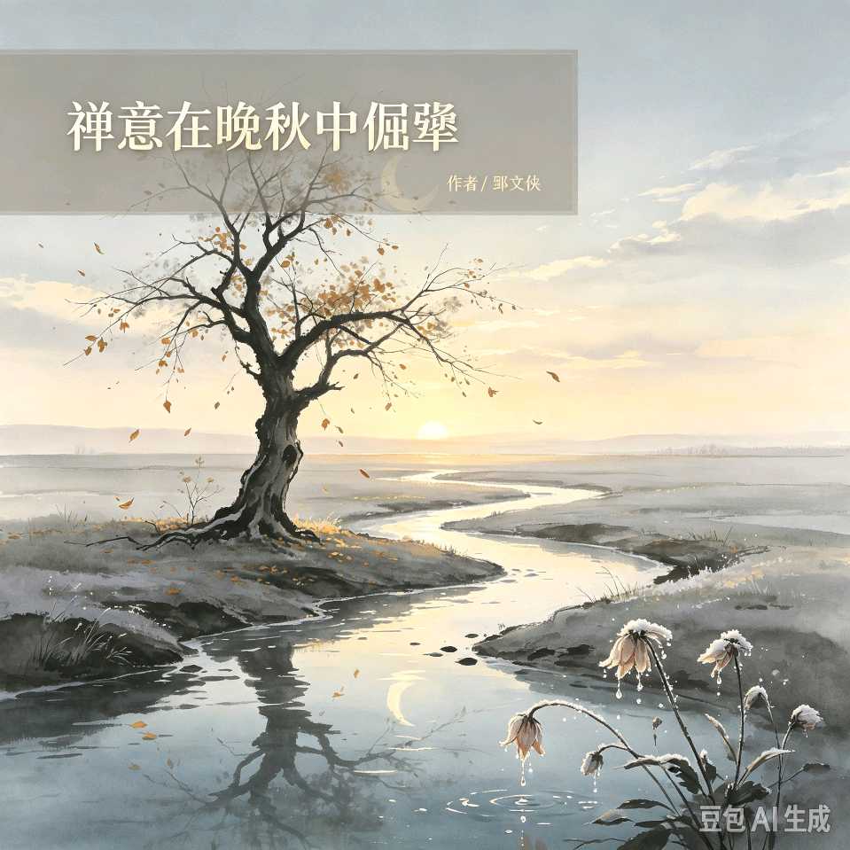 请欣赏《禅意在晚秋中倔犟》作者/邴文侠 主播/编辑/安然【中国长江文学社】有声文学平台【第20419期】（图3）