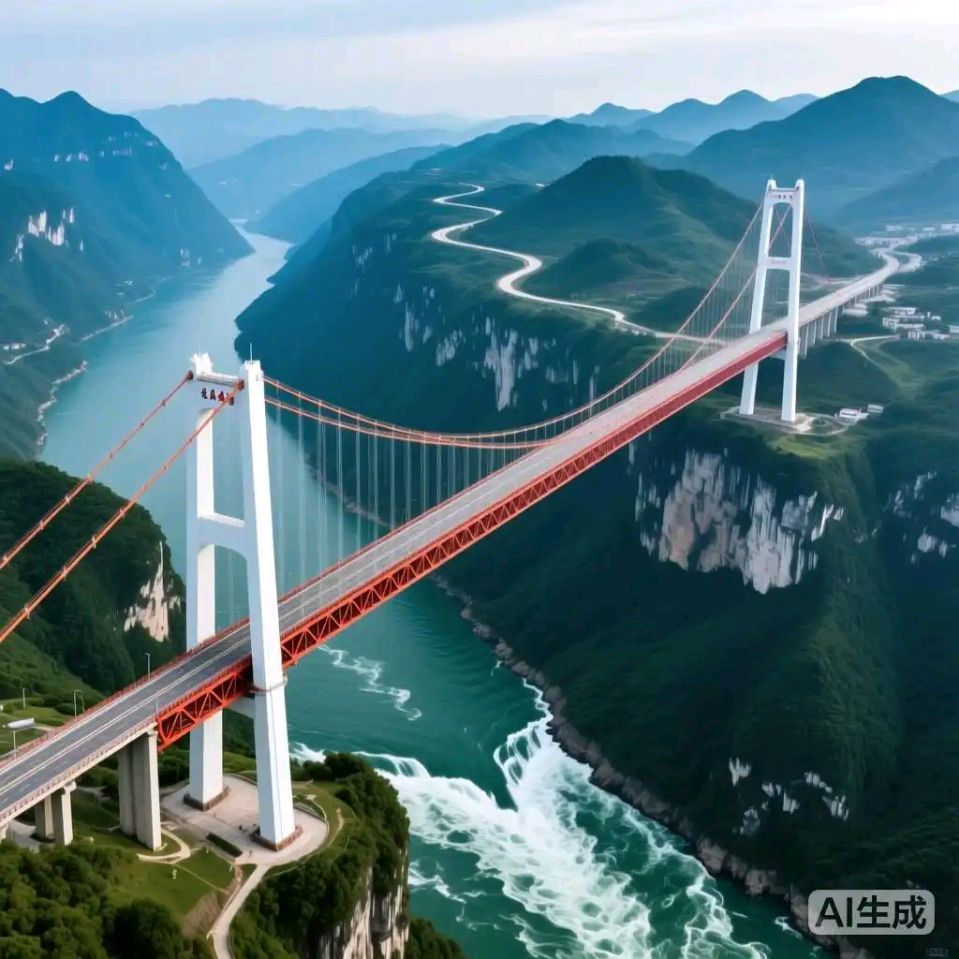 七律 花江峡谷世界第一高桥 徐国民（吉林）（图3）