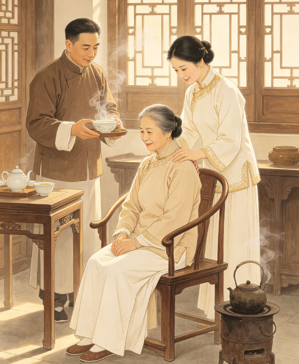 【乐天头条】文学社编委、核心作家姬花池先生精品//夫妻孝母（图2）