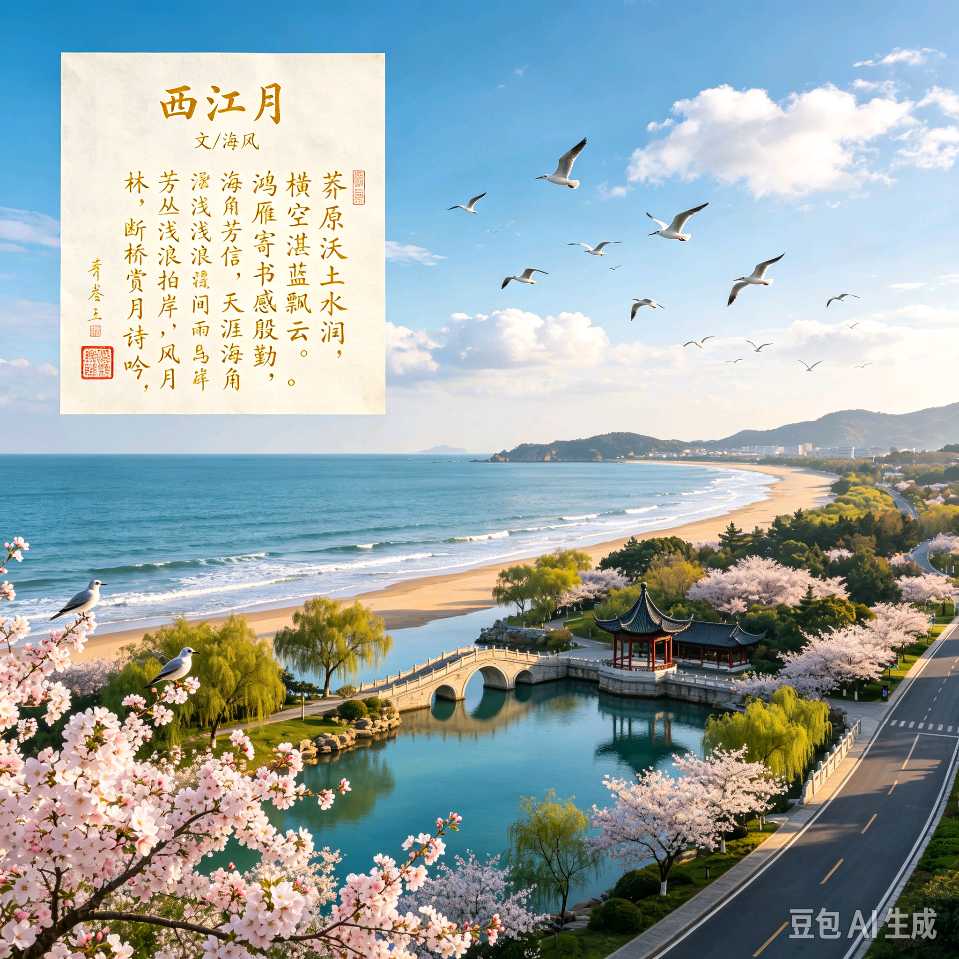 《当代诗词当代古代词牌创作者海风原创作品十三首》作者：海风 [中国现代诗歌文化传媒]（图18）