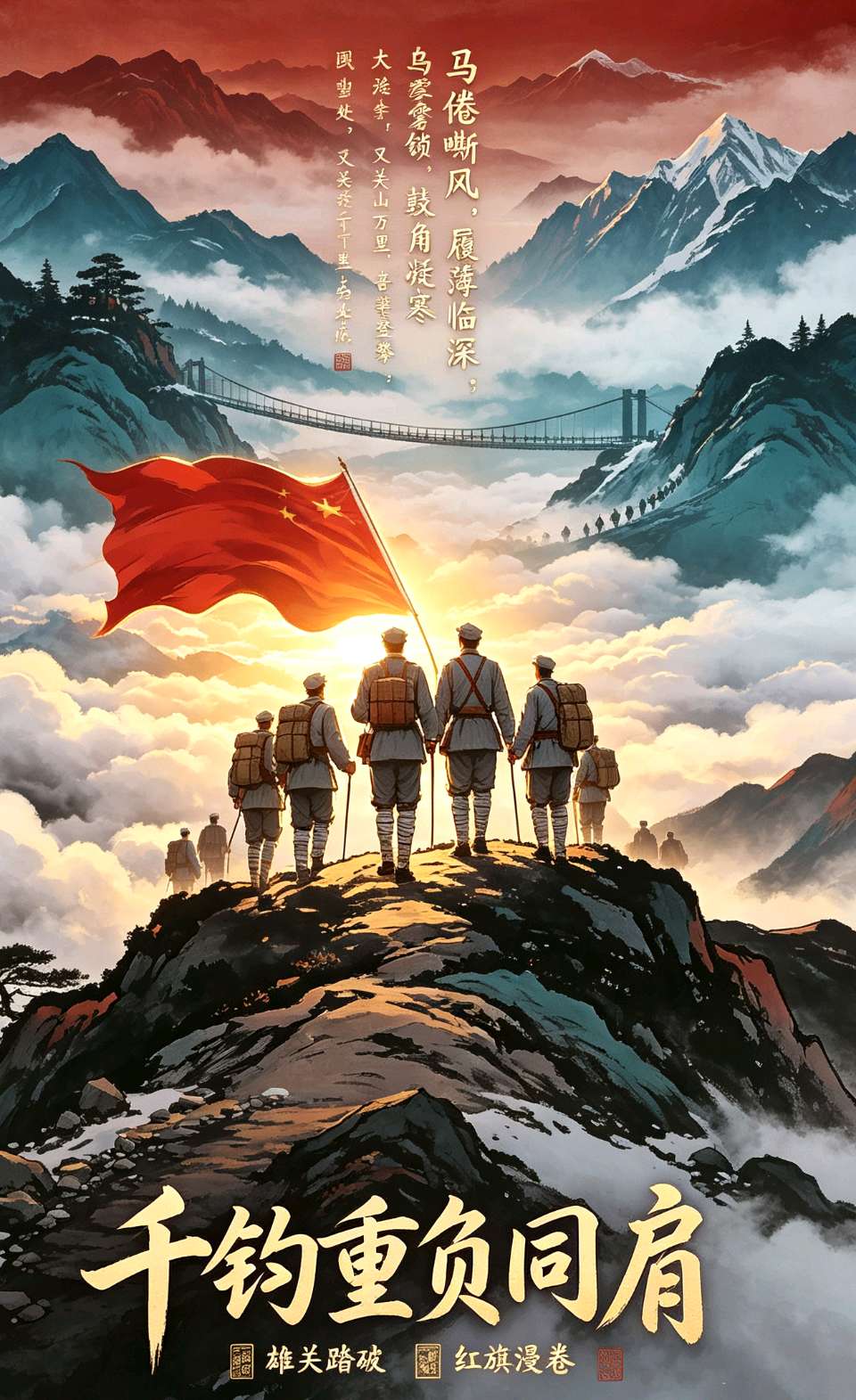 《满江红•中国烈士纪念日》《静里观云》《咏作家残雪》《长亭怨慢•过泾县桃花潭》《咏泰山》《粉黛草》​《沁园春•纪念长征胜利九十周年》 作者：詹世和（图7）