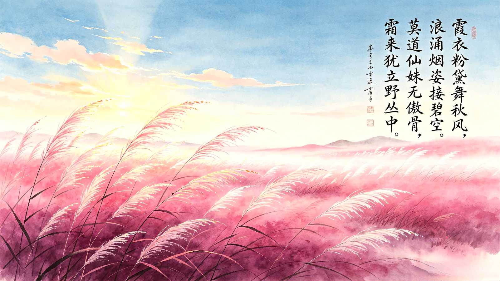 《满江红•中国烈士纪念日》《静里观云》《咏作家残雪》《长亭怨慢•过泾县桃花潭》《咏泰山》《粉黛草》​《沁园春•纪念长征胜利九十周年》 作者：詹世和（图6）