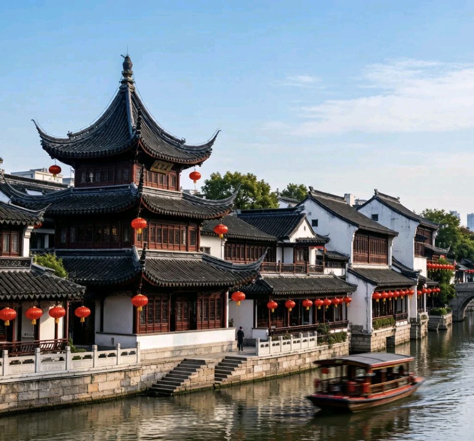 神山秀水游华东七律 押庚韵（二）夫子庙文/苟双进（图3）
