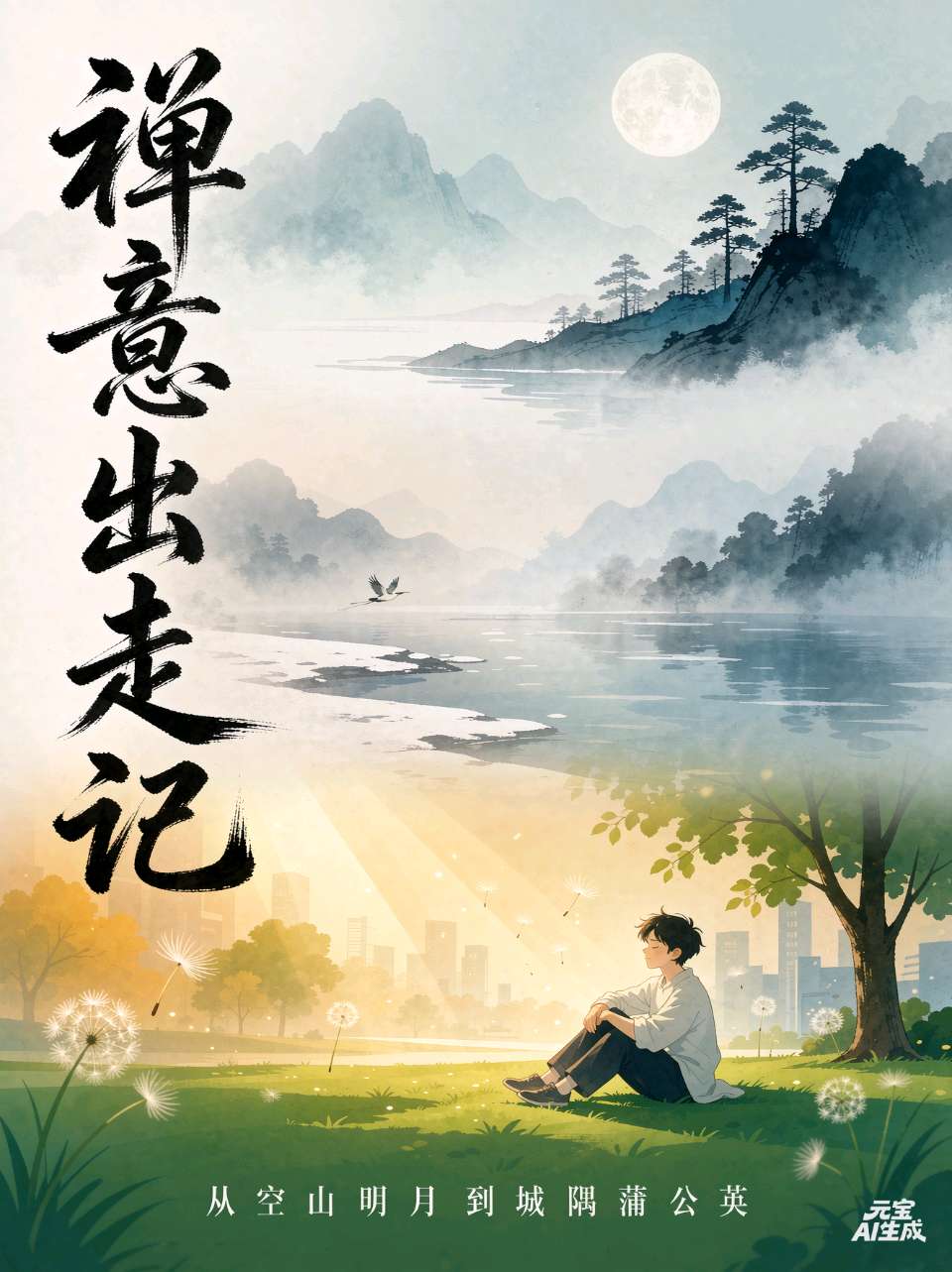 禅意出走记:从空山明月到城隅蒲公英