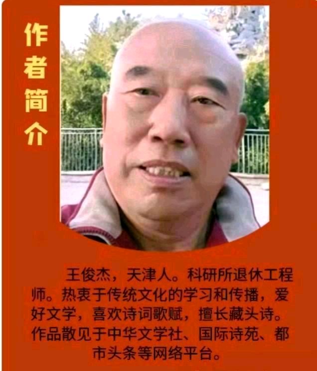 藏头诗:大美非遗国潮先锋文/王俊杰(天津)（图5）