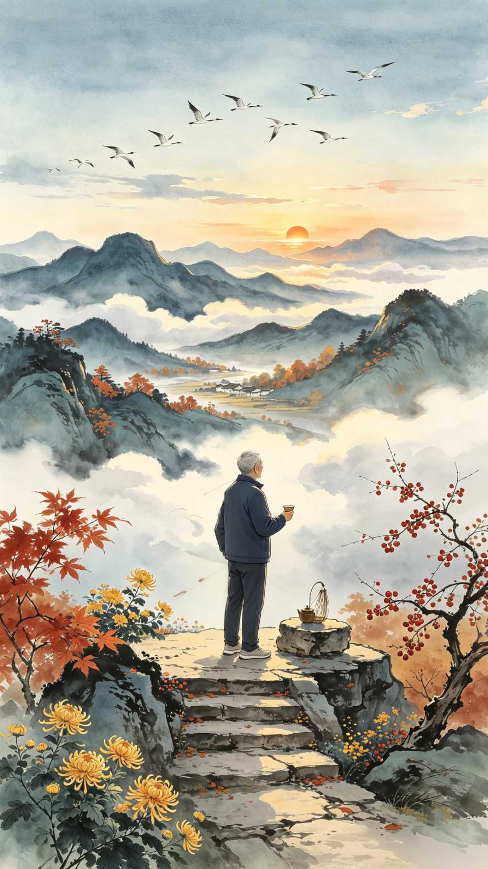 【名家精品】七律·重阳漫兴八首‌ 作者：刘有良（图9）