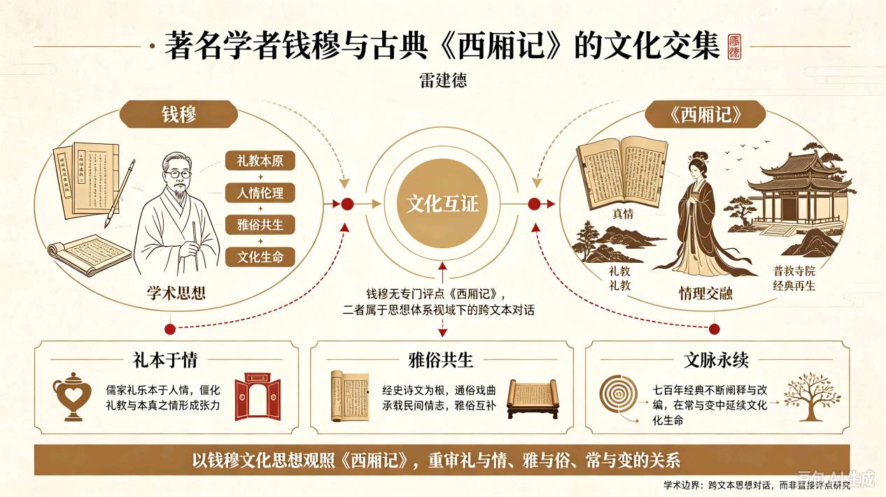 雷建德‖著名学者钱穆与古典《西厢记》的文化交集