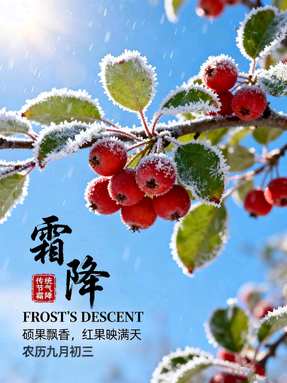 【中国诗人】文坛*霜降，七绝，七律各一首作者/徐贤（上海）（图4）