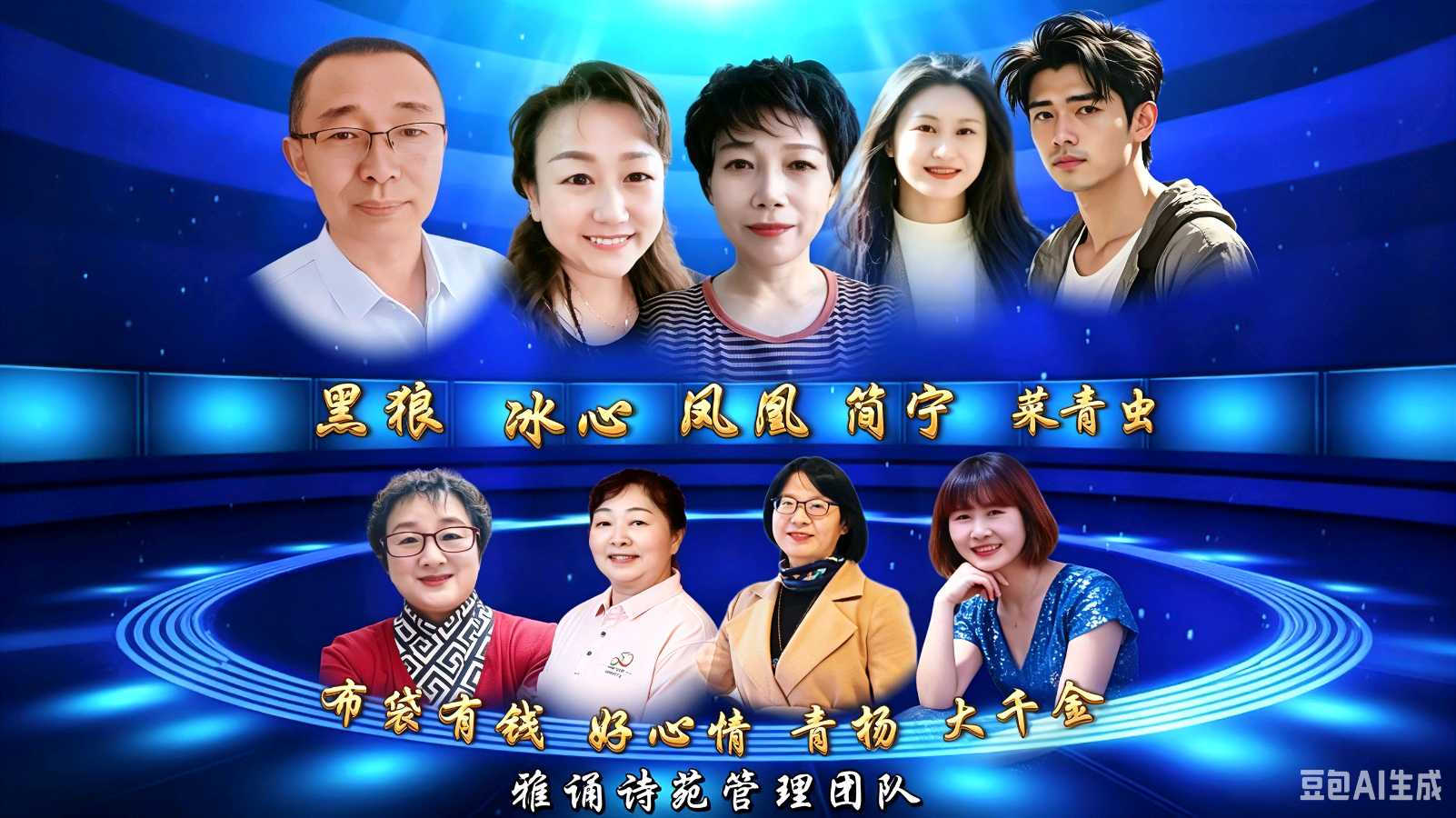 冰心雅诵诗苑11人大合诵 当我们老的时候作者:碑林路人图片制作:布袋有钱／音频审核:好心情／导语撰稿录制:简宁／视频.头条编辑制作:冰心（图2）