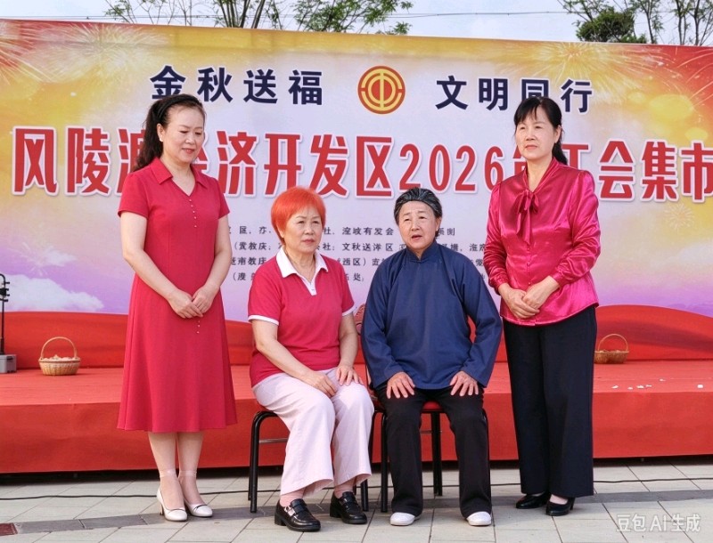 赞风陵渡开发区常青松艺术团团长常淑青 作者:何喜牢 主播:蝴蝶兰(图13)