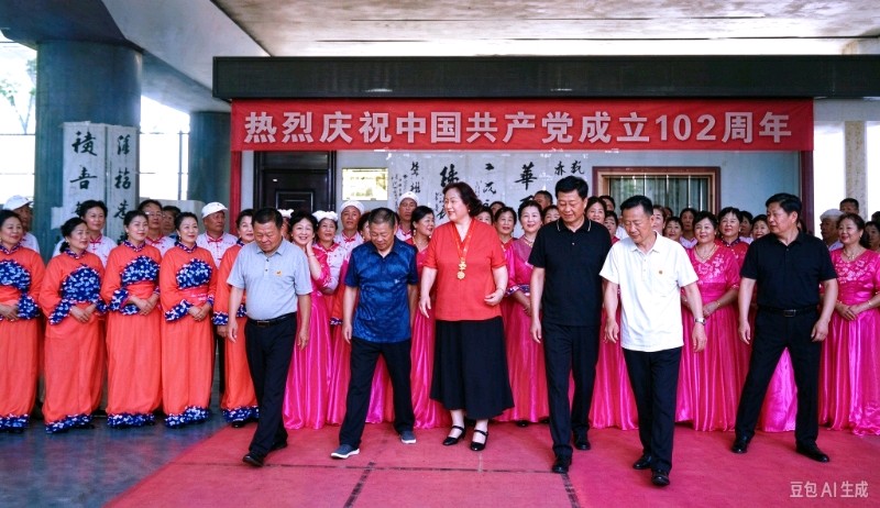 赞风陵渡开发区常青松艺术团团长常淑青 作者:何喜牢 主播:蝴蝶兰(图15)