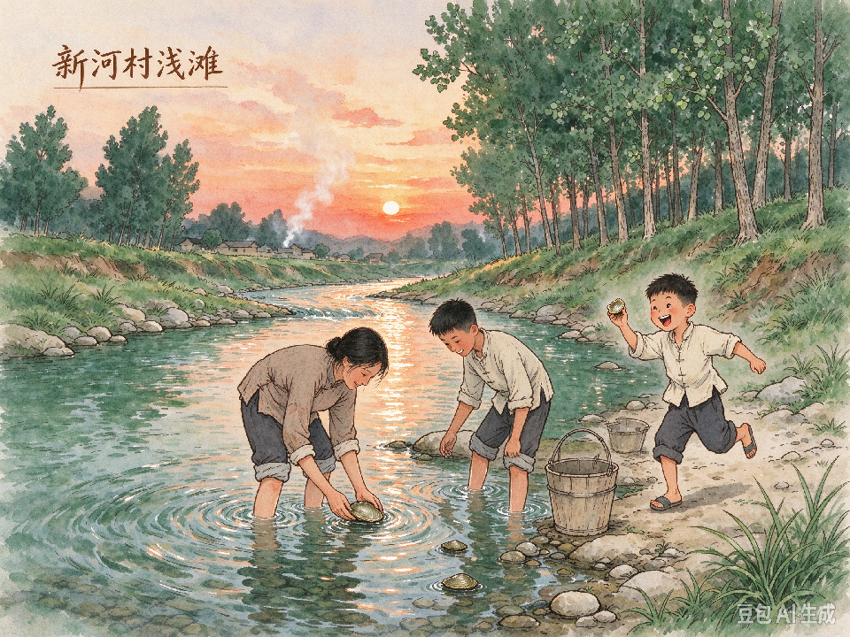 雷天祥《记忆中，那一幅风景》（杨建松诵读）