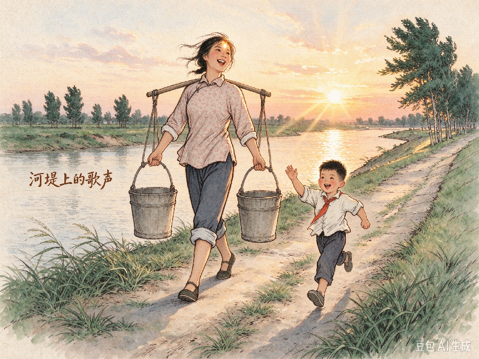 雷天祥《记忆中，那一幅风景》（杨建松诵读）