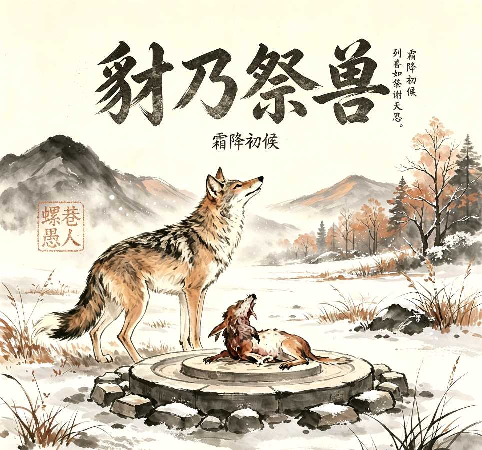 清江三味总第74期【诗约岁时033】｜霜降初候•列兽如祭谢天恩（图4）