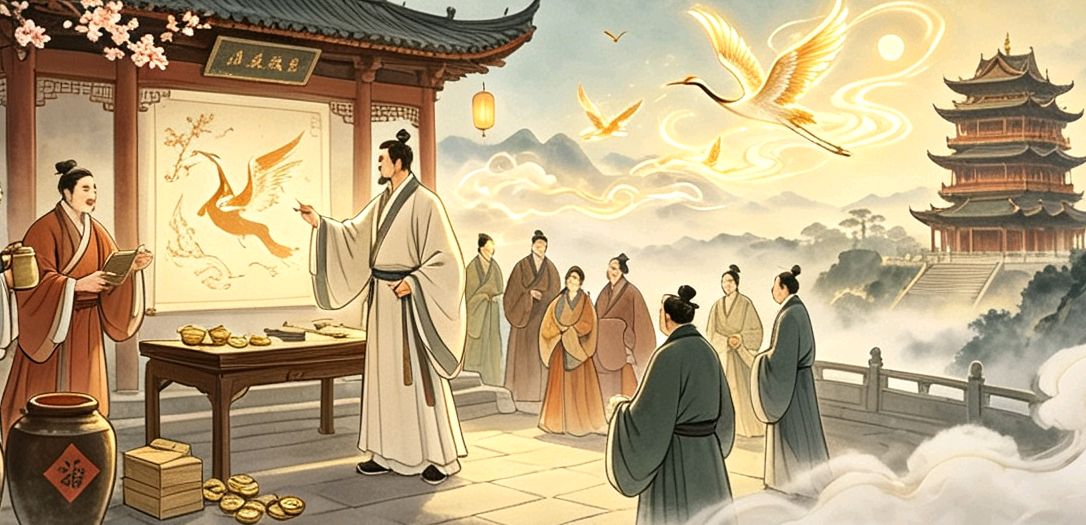 【中国诗人】文坛*楚江居何霖生聊•古代轶事（古风）（图3）