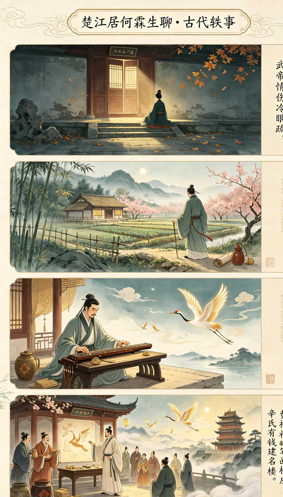 【中国诗人】文坛*楚江居何霖生聊•古代轶事（古风）（图2）