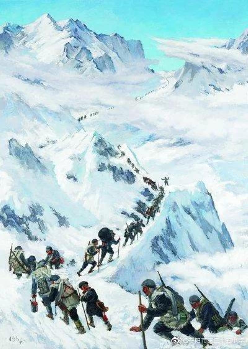 爬雪山