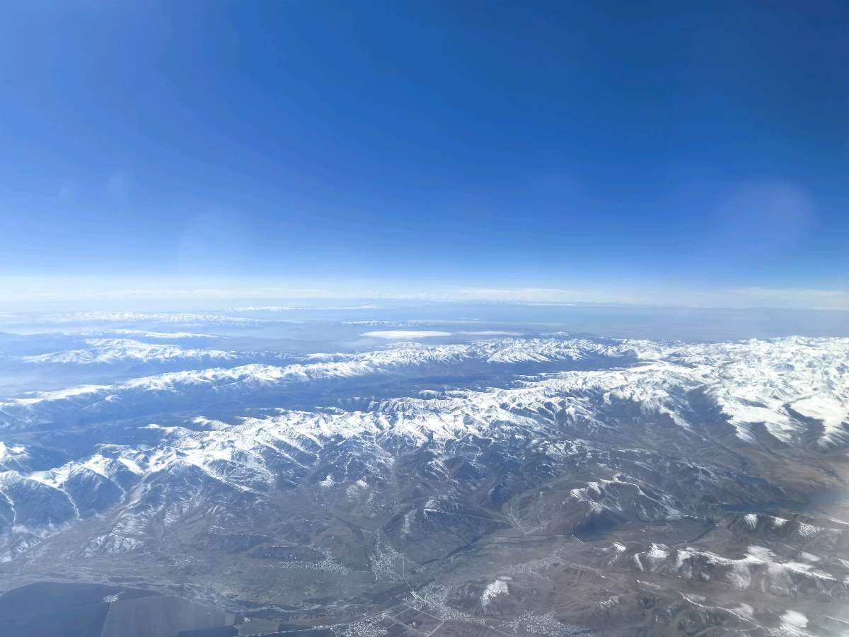 空中雪景