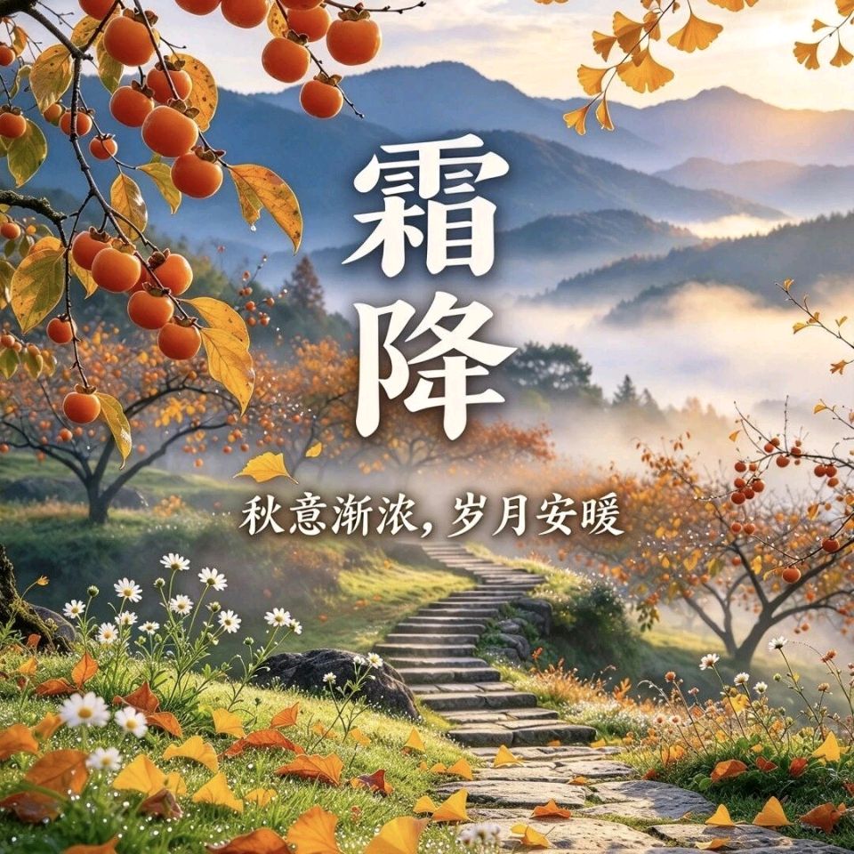 藏头诗:霜降时节文/王俊杰(天津)（图3）
