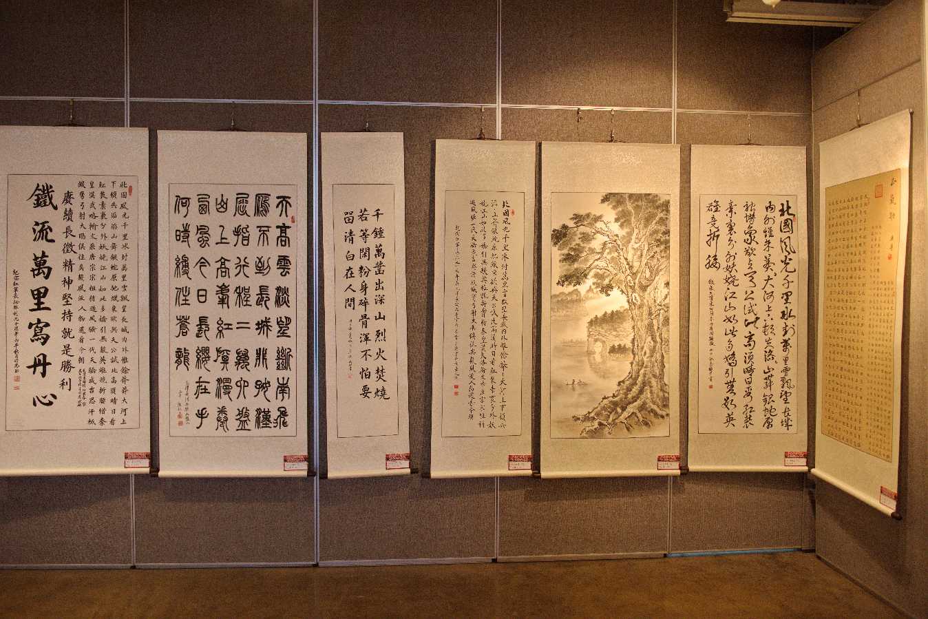 江山换彩苍穹灿-岁月存辉浩气芳∥桂林市纪念中国工农红军长征胜利90周年大型老少诗书画篆艺术展∥长征颂歌∥桂林北京头版头条(图176)