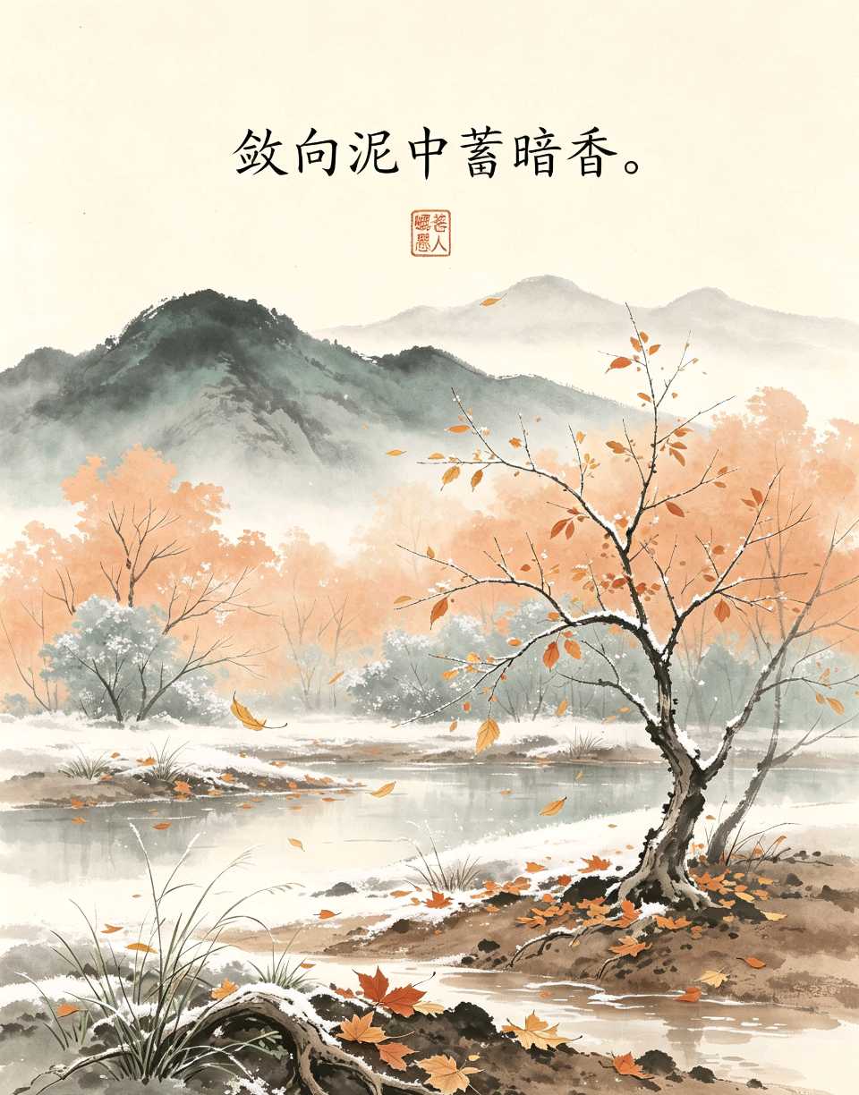 清江三味总第75期【诗约岁时034】｜霜降二候·霜催木叶辞青去（图6）