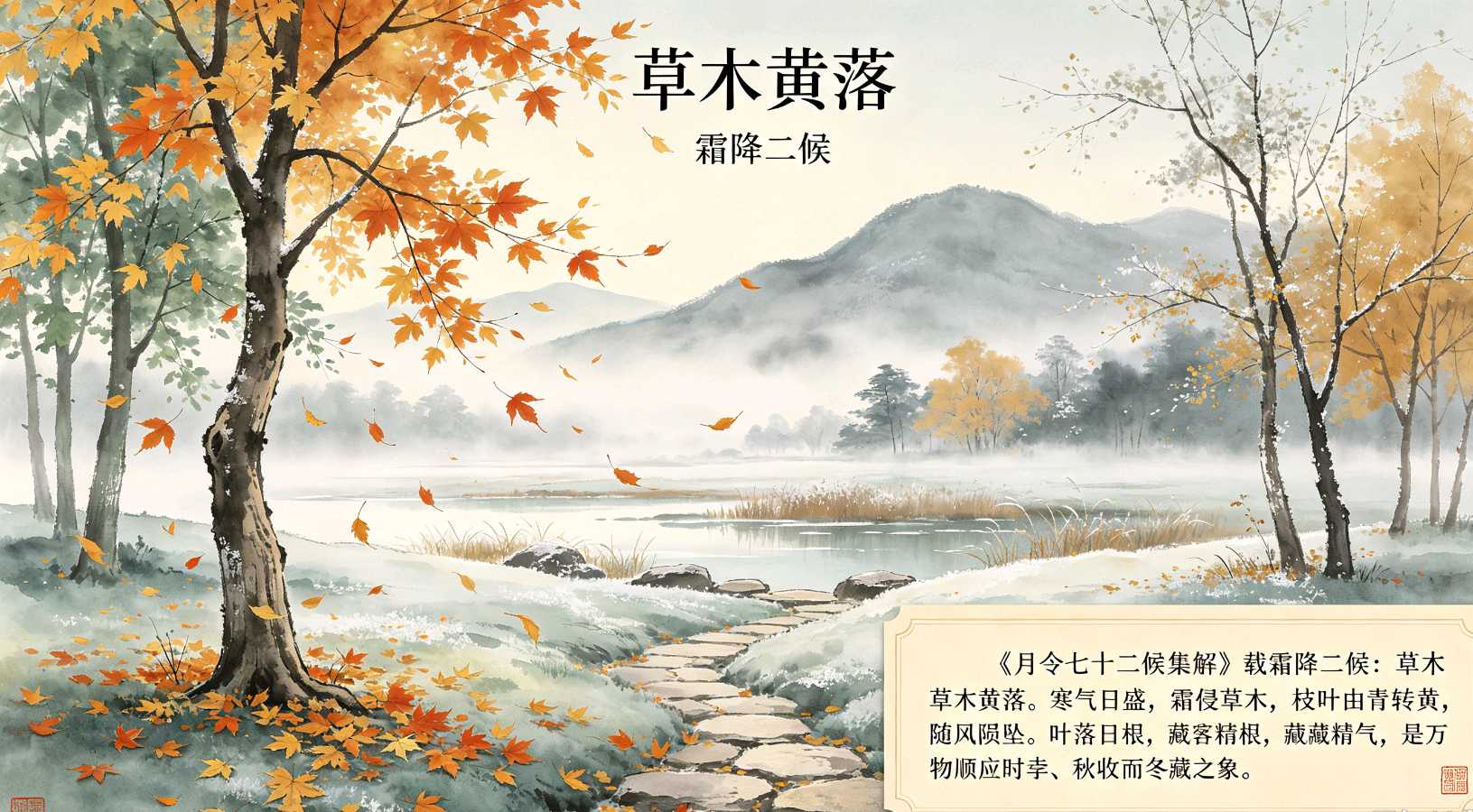 清江三味总第75期【诗约岁时034】｜霜降二候·霜催木叶辞青去（图3）