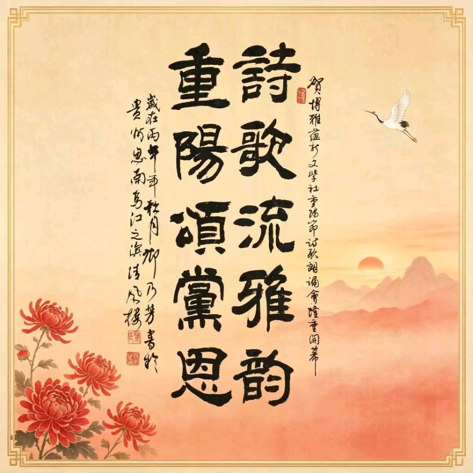 (🌹26号) 京津沪头条‖蓝天诵/神马佳作【金桂博雅诵•重阳敬老吟】重阳诗会‖博雅诗社-审编发布‖🌹（图6）