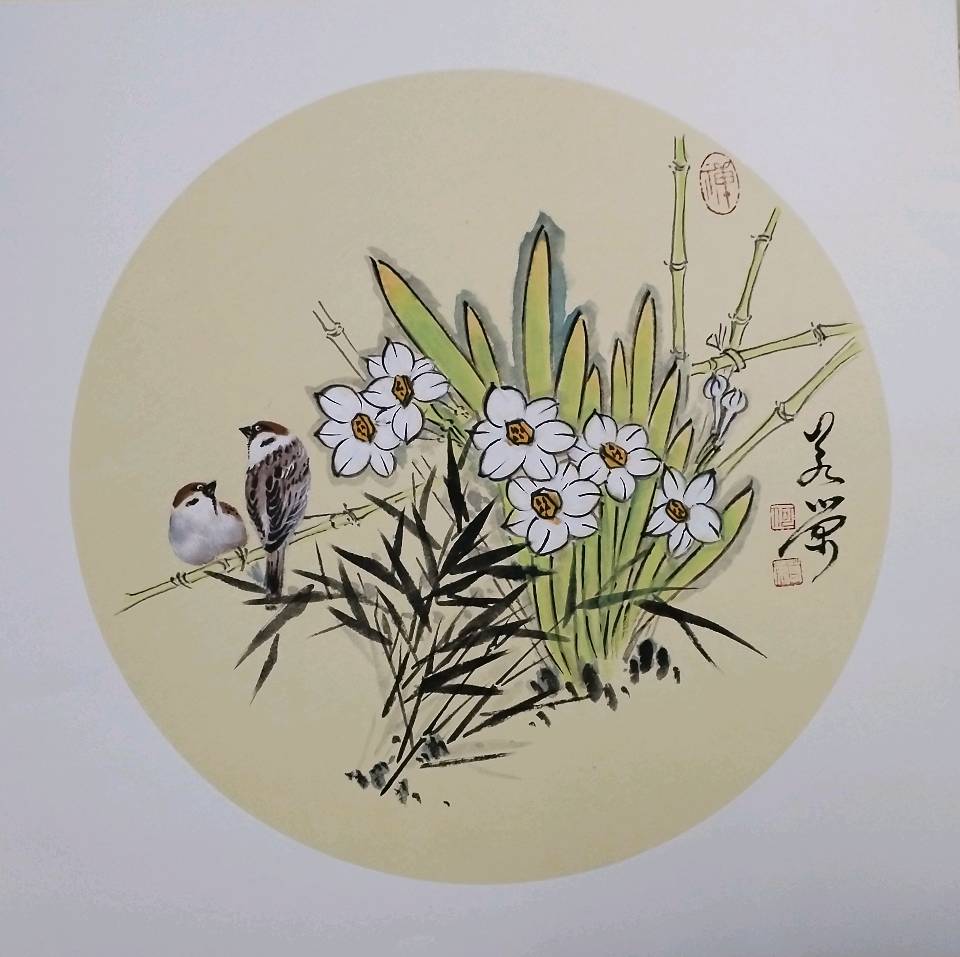 何若荣书画艺术欣赏（图4）