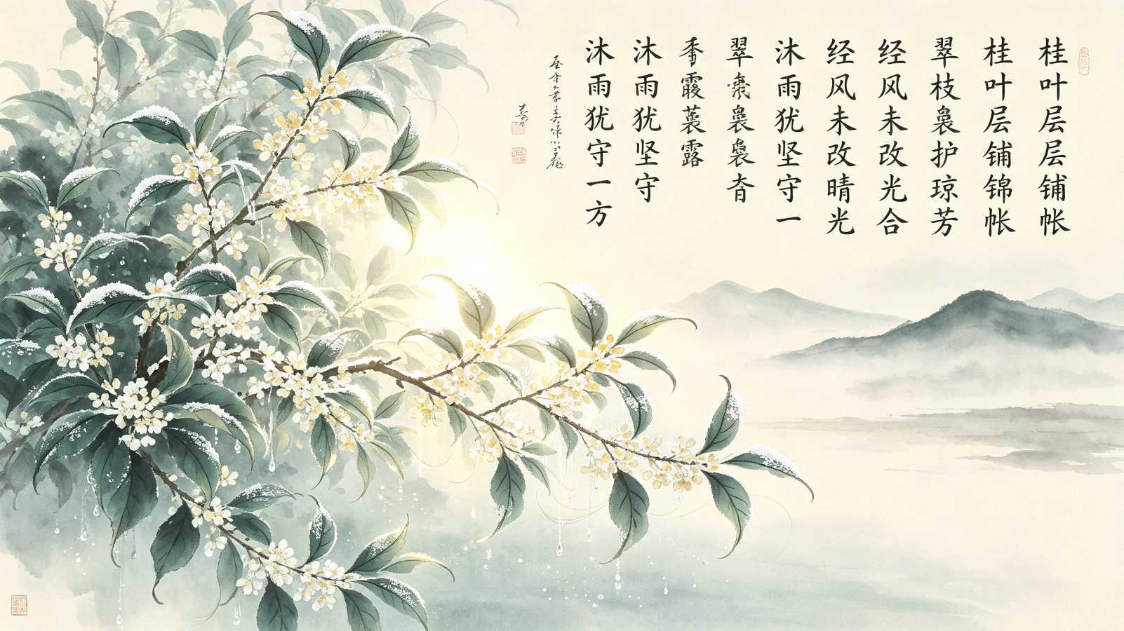 七绝.咏桂花树五首 作者：李玉桥/ 朗诵：清源&简宁（图3）