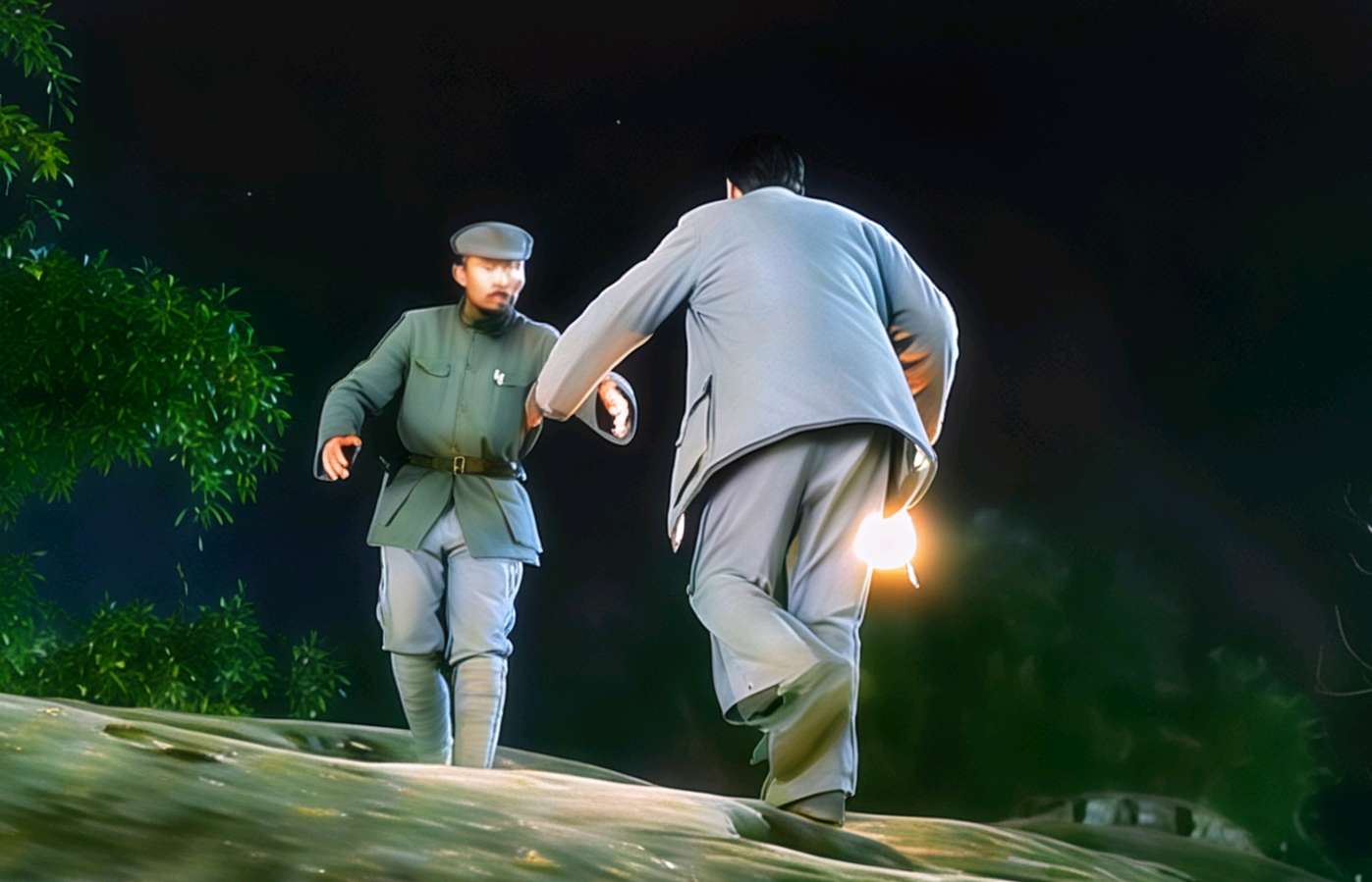 剧评·伟大的长征 | 苟坝山间的马灯,那束穿越漫漫长夜的思想光芒,永远留存在党史长河之中(图2)