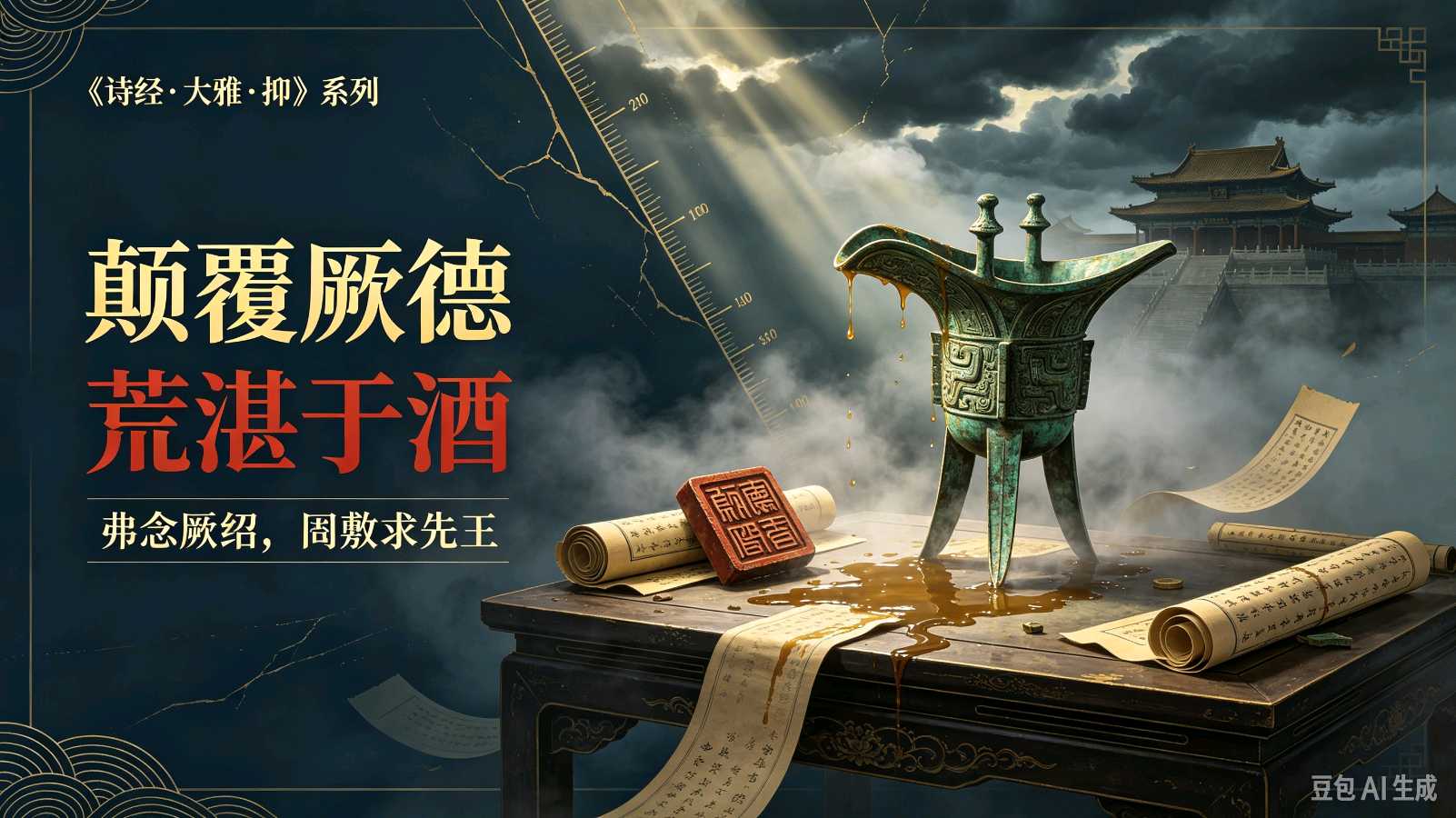 诗经版：《大雅•抑》解析 诗经部部长兼顾问-河间诗经学会会长董杰 诗经部编委兼河间诗经学会副会长韩爱华 主播王红（图5）